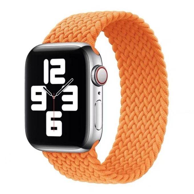Colorful elastic woven smart watch strap