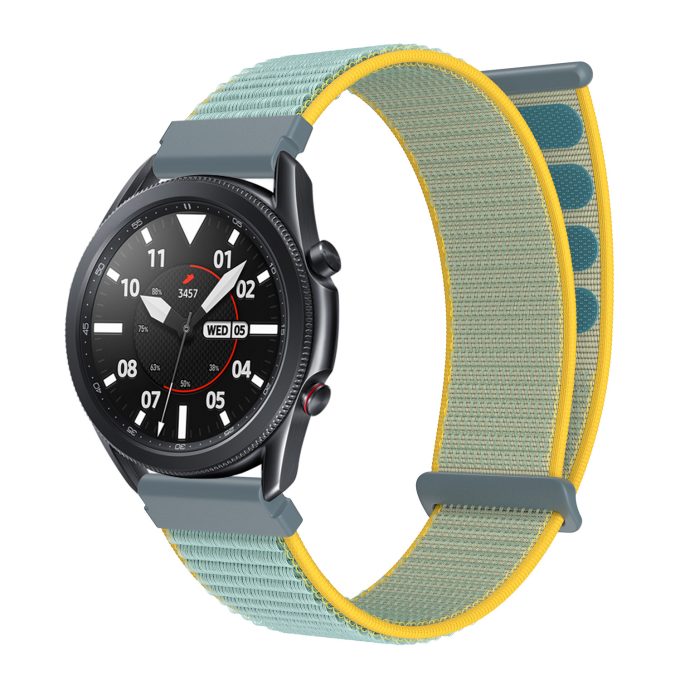 Nylon Hook and Loop One Piece Watch Strap Quick Release Nylon Elastic Fabric Adhesive Weave Loop Watch Strap 20mm 22mm